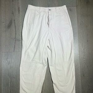 TWIK women's off-white jeans size 6/LARGE